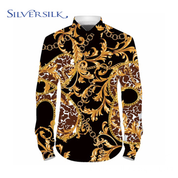 Custom design printed long sleeve shirt